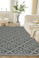 100% Polypropylene Scandinavian  Indoor/Outdoor Area Rug