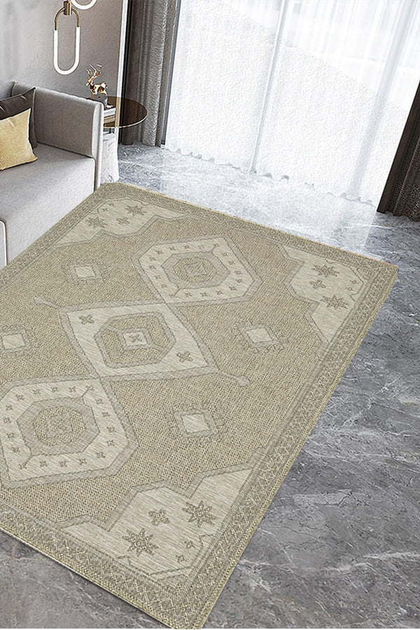 100% Polypropylene Vintage  Indoor/Outdoor Area Rug