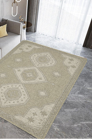 100% Polypropylene Vintage  Indoor/Outdoor Area Rug