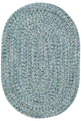 Sea Glass Ocean Blue Area Rug