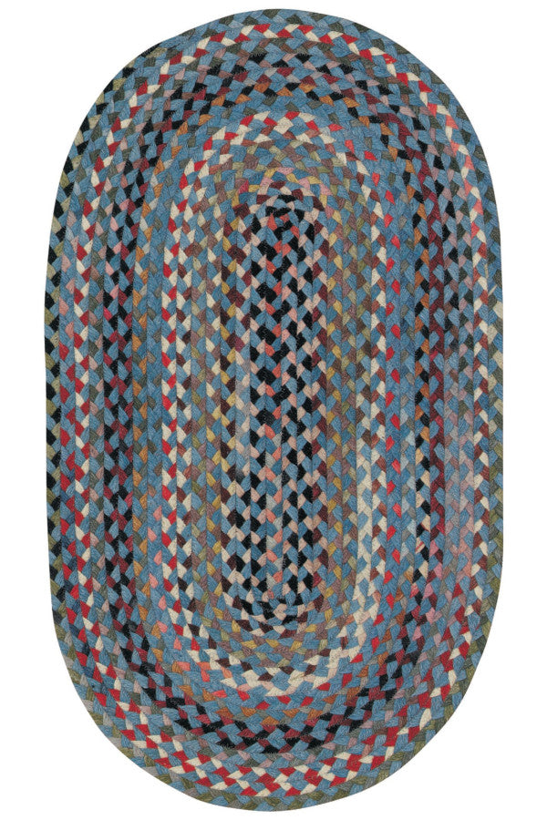 Plymouth Colony Blue Area Rug