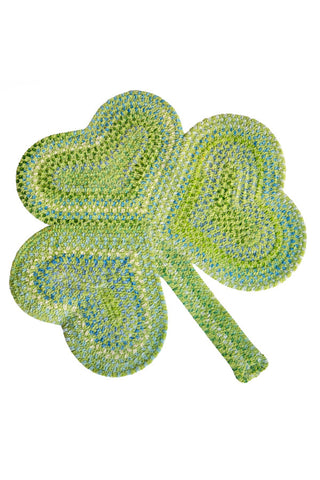 Happy Holidays-St. Patrick's Clover Area Rug