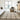 Oriental Weavers Acacia ACA09 Beige and Black Medium Living Room Rug Medallion Area Rug - 5'3" x 7'6"