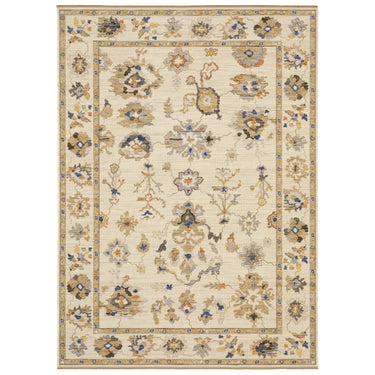 Oriental Weavers Acacia ACA13 Beige and Tan Extra Large Room Anchor Traditional Area Rug - 9'10" x 12'10"