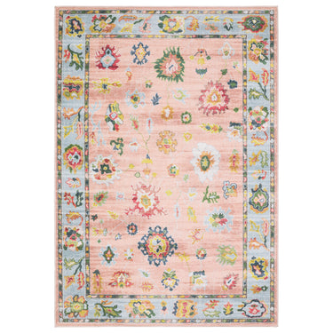 Oriental Weavers Addison ADD01 Pink and Blue Extra Large Room Anchor Traditional Area Rug - 9'10" x 12'