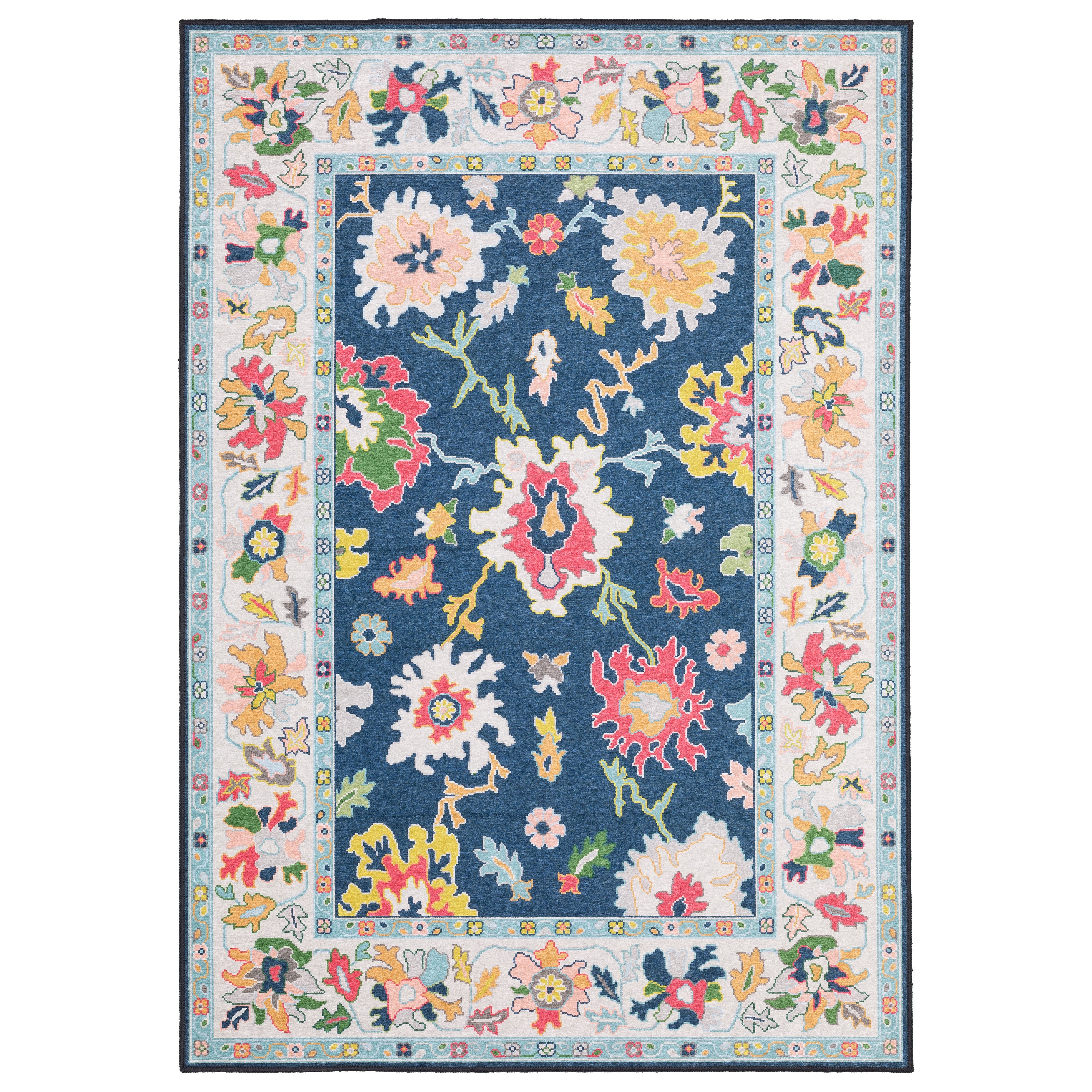 Oriental Weavers Addison ADD03 Blue/Multi Area Rug - 2' x 3' – RugKnots