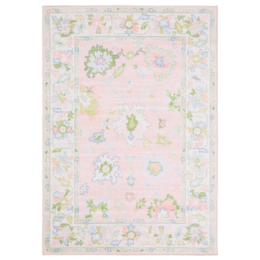 Oriental Weavers Addison ADD04 Pink and Green Compact Bedroom Accent Polyester Area Rug - 3'3" x 5'