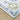 Oriental Weavers Addison ADD05 White and Blue Hallway Runner Traditional Runner Rug - 2' x 7'