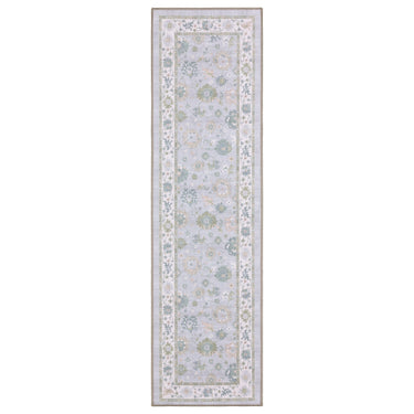 Oriental Weavers Addison ADD06 Blue and Green Hallway Runner Traditional Runner Rug - 2' x 7'