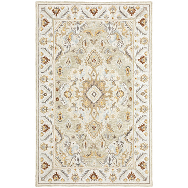 Oriental Weavers Alfresco 28403 Ivory and Beige Oversized Dining Room Rug Traditional Area Rug - 8' x 10'