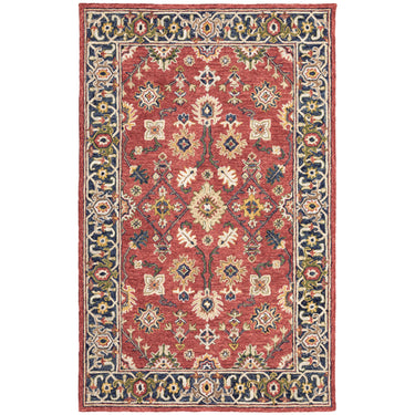 Oriental Weavers Alfresco 28404 Red and Blue Oversized Dining Room Rug Wool Area Rug - 8' x 10'
