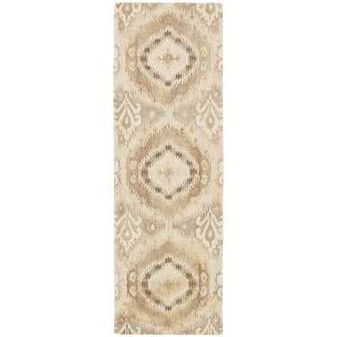 Oriental Weavers Anastasia 68003 Beige and Ivory Hallway Runner Bohemian Runner Rug - 2'6" x 8'