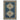 Oriental Weavers Andorra 2430A Blue and Gold Compact Bedroom Accent Polypropylene Area Rug - 3'3" x 5'2"