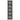 Oriental Weavers Andorra 2430A Blue and Gold Hallway Runner Medallion Runner Rug - 2'3" x 8'