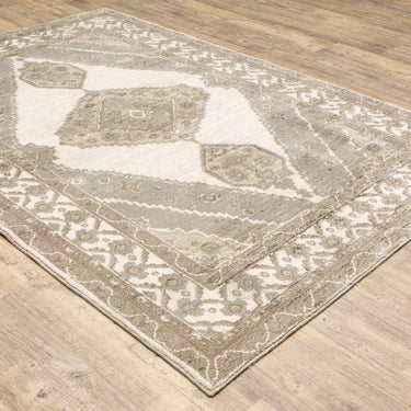 Oriental Weavers Andorra 298C0 Beige and Ivory Large Seating Area Rug Polypropylene Area Rug - 6'7" x 9'6"
