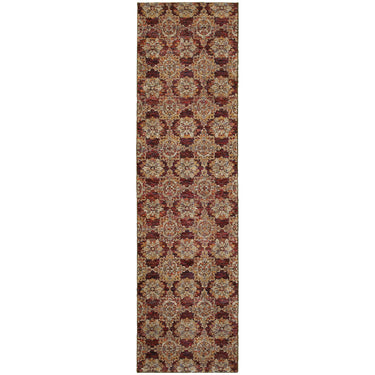 Oriental Weavers Andorra 6883A Red and Gold Hallway Runner Polypropylene Runner Rug - 2'3" x 8'