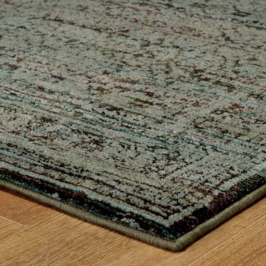 Oriental Weavers Andorra 7127A Blue and Purple Hallway Runner Polypropylene Runner Rug - 2'3" x 8'