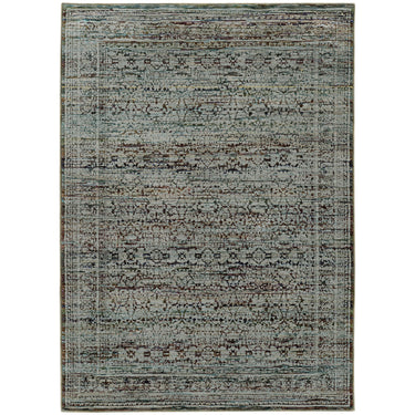 Oriental Weavers Andorra 7127A Blue and Purple Oversized Dining Room Rug Traditional Area Rug - 7'10" x 10'10"