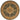 Oriental Weavers Andorra 7138B Gold and Brown Round Accent Medallion Round Rug - 7'10" Round