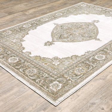 Oriental Weavers Andorra 7939D Beige and Tan Medium Living Room Rug Polypropylene Area Rug - 5'3" x 7'3"