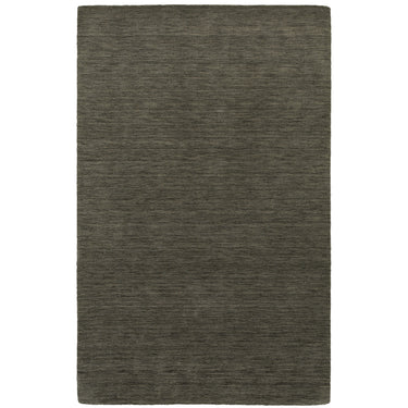 Oriental Weavers Aniston Black 27102 Charcoal Medium Living Room Rug Solid Area Rug - 5' x 8'