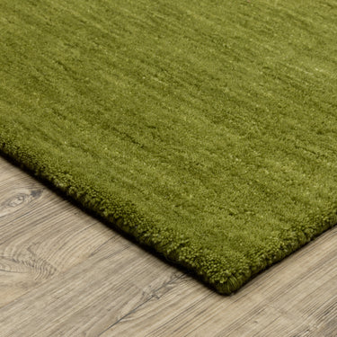 Oriental Weavers Aniston II II 27116 Olive Green Hallway Runner Wool Runner Rug - 2'6" x 8'