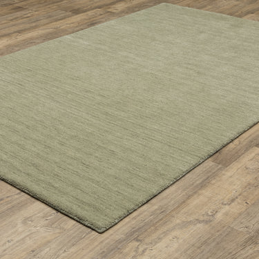 Oriental Weavers Aniston II II 27120 Sage Green Oversized Dining Room Rug Solid Area Rug - 8' x 10'