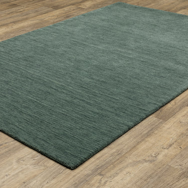 Oriental Weavers Aniston II II 27121 Teal Blue Oversized Dining Room Rug Contemporary Area Rug - 8' x 10'