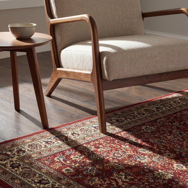 Oriental Weavers Ariana 113R3 Red and Ivory Small Entryway Accent Polypropylene Area Rug - 2' x 3'
