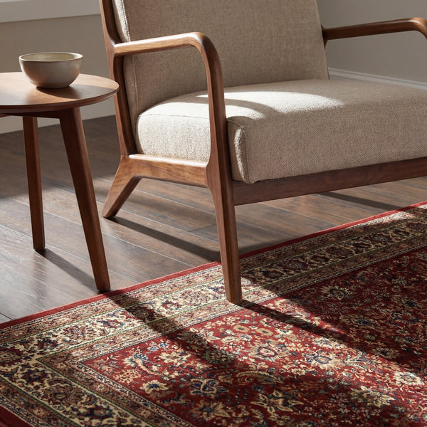 Oriental Weavers Ariana 113R3 Red and Ivory Large Seating Area Rug Polypropylene Area Rug - 6'7