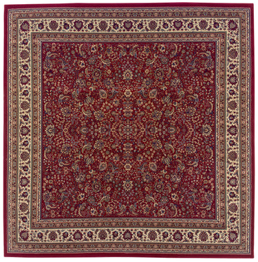 Oriental Weavers Ariana 113R3 Red and Ivory Square Room Accent Polypropylene Square Rug - 8' Square