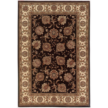 Oriental Weavers Ariana 117D3 Brown and Ivory Oversized Dining Room Rug Polypropylene Area Rug - 7'10" x 11'