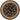 Oriental Weavers Ariana 117D3 Brown and Ivory Round Accent Polypropylene Round Rug - 8' Round