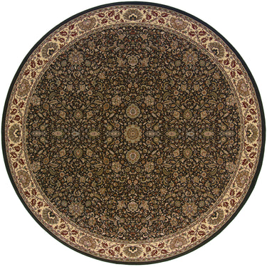 Oriental Weavers Ariana 172D2 Brown and Ivory Round Accent Polypropylene Round Rug - 6' Round