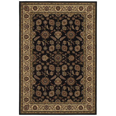 Oriental Weavers Ariana 271D3 Brown and Ivory Oversized Dining Room Rug Traditional Area Rug - 7'10" x 11'