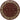 Oriental Weavers Ariana 311C3 Red and Ivory Round Accent Medallion Round Rug - 6' Round