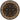 Oriental Weavers Ariana 311K3 Black and Ivory Round Accent Medallion Round Rug - 8' Round