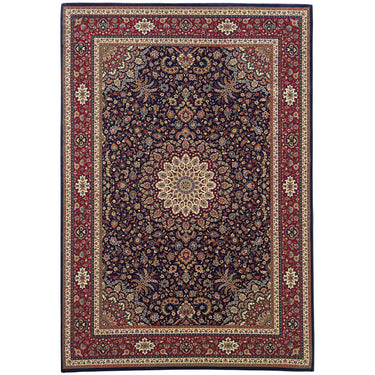 Oriental Weavers Ariana 095B3 Blue and Red Oversized Dining Room Rug Polypropylene Area Rug - 7'10" x 11'