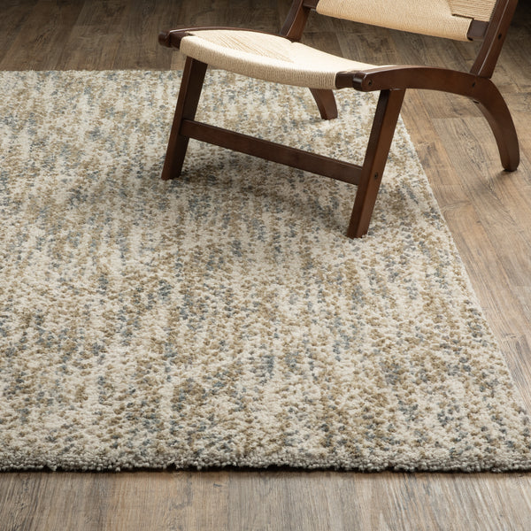 Oriental Weavers Aspen 3154E Ivory and Gold Extra Large Room Anchor Polyester Area Rug - 9'10