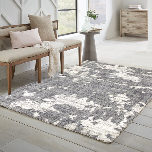 Oriental Weavers Aspen Grey 003H9 Gray and Ivory Large Seating Area Rug Contemporary Area Rug - 6'7