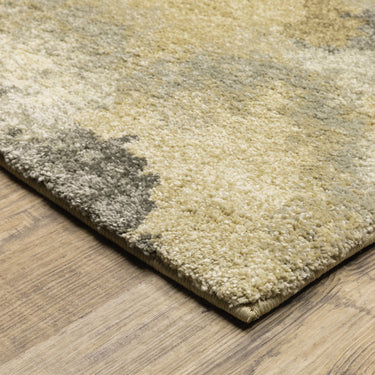 Oriental Weavers Astor 2268Z Beige and Gold Hallway Runner Polypropylene Runner Rug - 2'3" x 7'6"