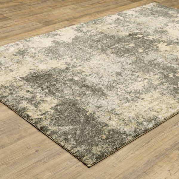 Oriental Weavers Astor Grey 7150D Gray and Beige Oversized Dining Room Rug Polypropylene Area Rug - 7'10