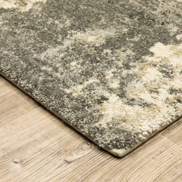 Oriental Weavers Astor Grey 7150D Gray and Beige Hallway Runner Modern Runner Rug - 2'3" x 7'6"