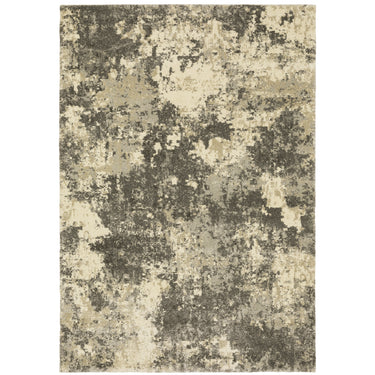 Oriental Weavers Astor Grey 7150D Gray and Beige Extra Large Room Anchor Polypropylene Area Rug - 9'10" x 12'10"