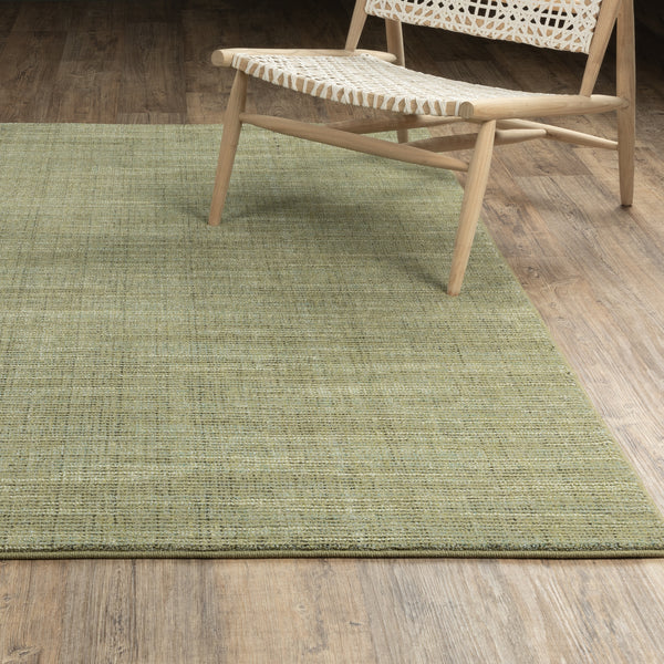 Oriental Weavers Atlas 3723R Green and Blue Oversized Dining Room Rug Modern Area Rug - 7'10