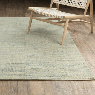 Oriental Weavers Atlas 3723U Ivory and Blue Compact Bedroom Accent Polypropylene Blend Area Rug - 3'3" x 5'2"