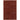 Oriental Weavers Atlas 8033K Red and Rust Hallway Runner Solid Runner Rug 2'3" x 8' — full overhead view of the rug