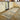Oriental Weavers Atlas 8037J Gold and Green Hallway Runner Transitional Runner Rug 2'6" x 12' — runner styled in a hallway