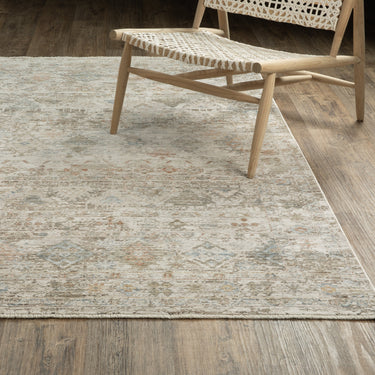 Oriental Weavers Avalon AVA05 Beige and Gray Extra Large Room Anchor Polyester Area Rug 9'10" x 12'10" — lifestyle setting