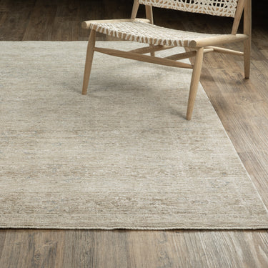 Oriental Weavers Avalon AVA07 Beige and Gray Large Seating Area Rug Medallion Area Rug 6'7" x 10' — lifestyle setting